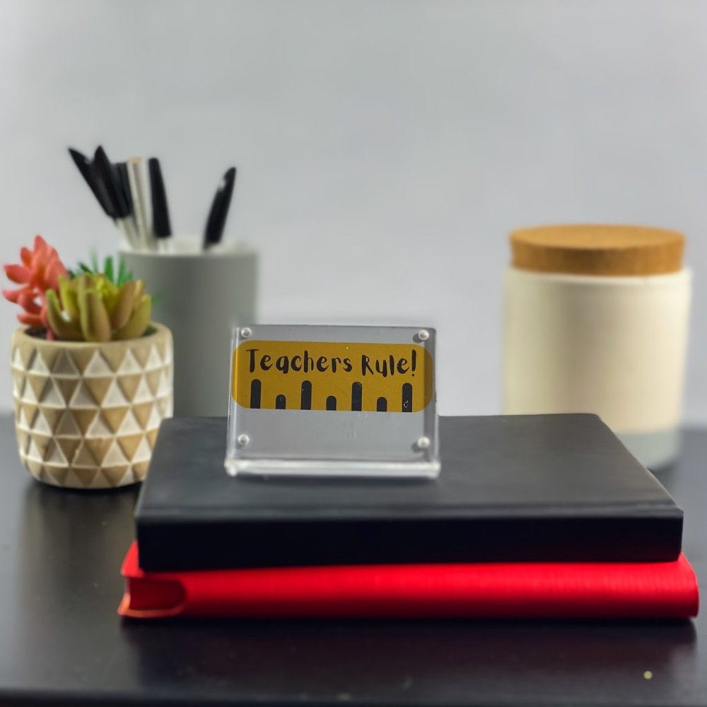 Teachers Rule Office Sign / Desk‎ Sign